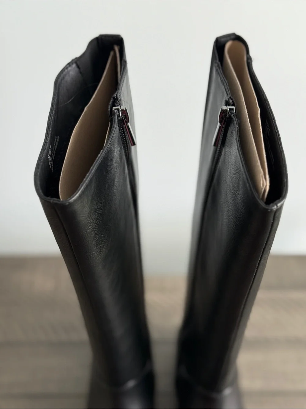 Xappeal Classic Black Knee-High Women's Riding Boots Size 6.5 M